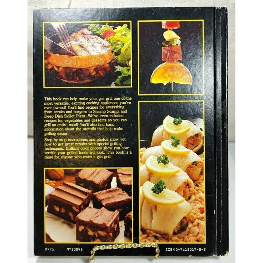 Gas Grill Cookouts Simple To Sensational Sears 1984 Food Recipes Hardcover Books